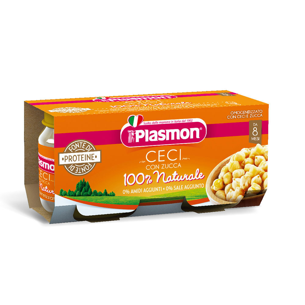 PLASMON / ПЛАЗМОН ПЮРЕ НАХУТ С ТИКВА 160ГР 3932