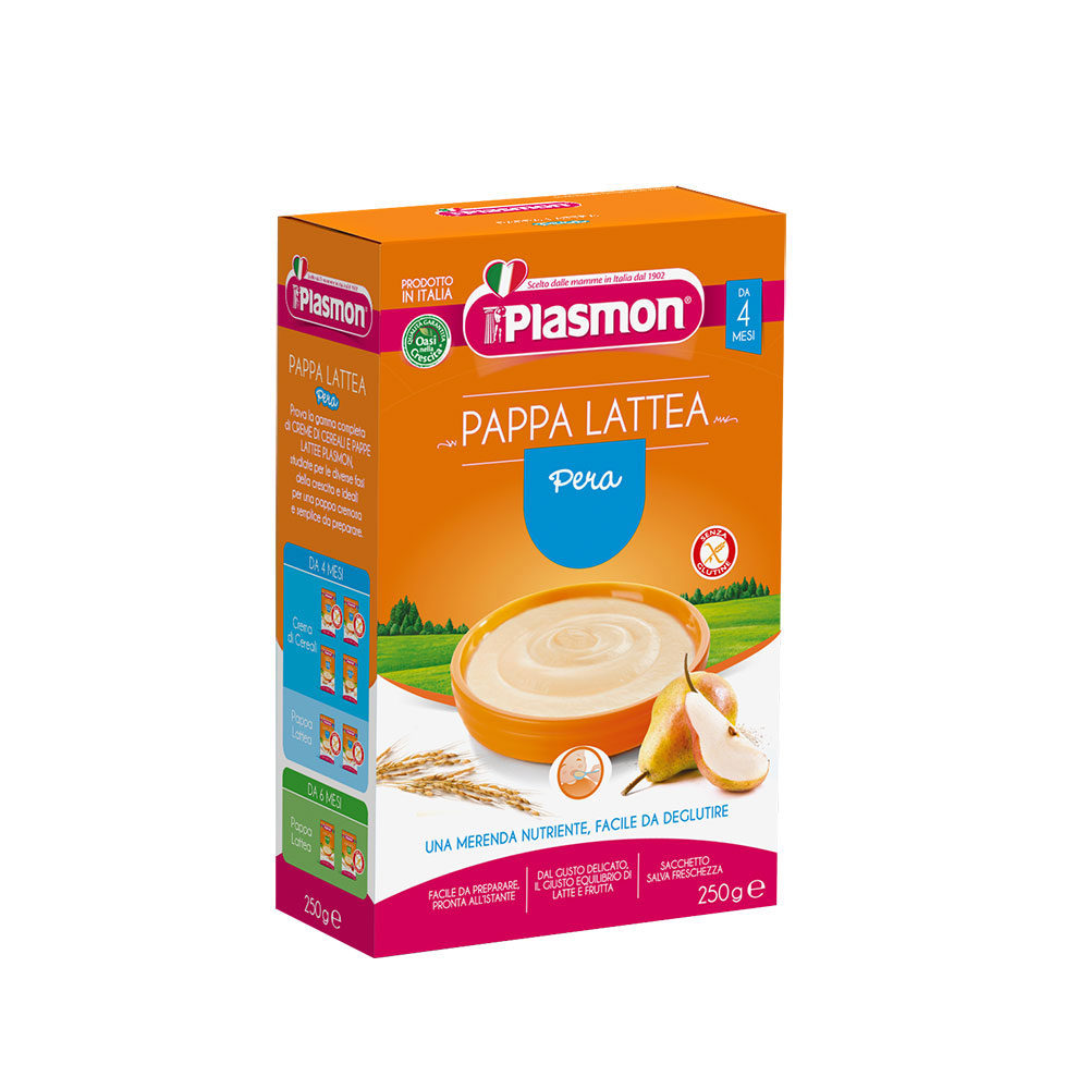 PLASMON / ПЛАЗМОН МЛЕЧНА КАША С КРУШИ 250ГР 1563