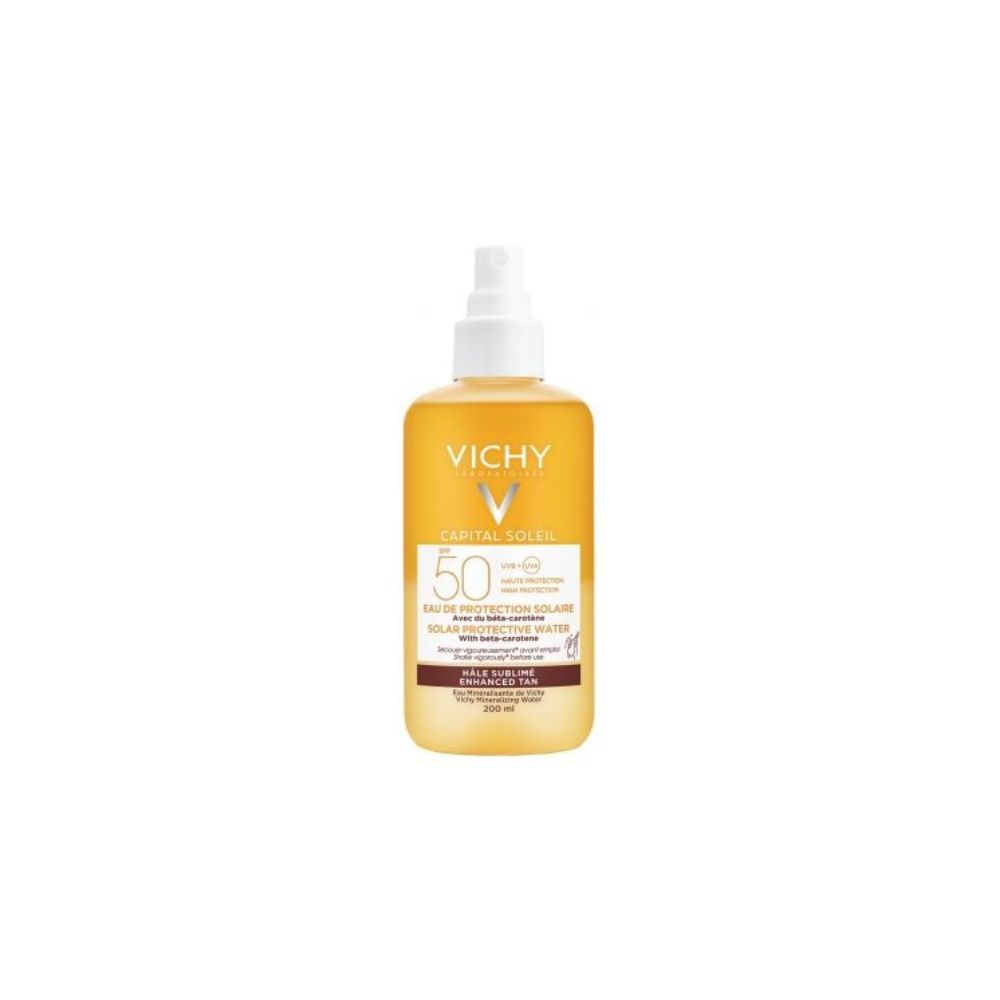 VICHY / ВИШИ SOLEIL SPF50 ВОДА ЗА ЛИЦЕ И ТЯЛО ЗА ПОДОБРЯВАНЕ НА ТЕНА 200МЛ 695152