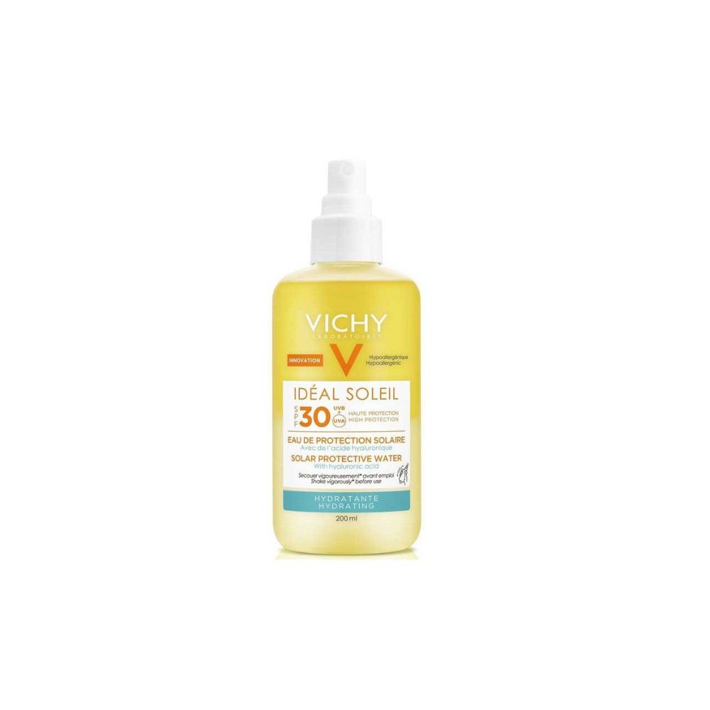 VICHY / ВИШИ SOLEIL SPF30 ВОДА ЗА ЛИЦЕ И ТЯЛО С ХИДРАТИРАЩ ЕФЕКТ 200МЛ 585187