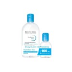 BIODERMA HIDRABIO / БИОДЕРМА ХИДРАБИО КОМПЛЕКТ Н2О МИЦЕЛАРЕН РАЗТВОР 500МЛ + 100МЛ