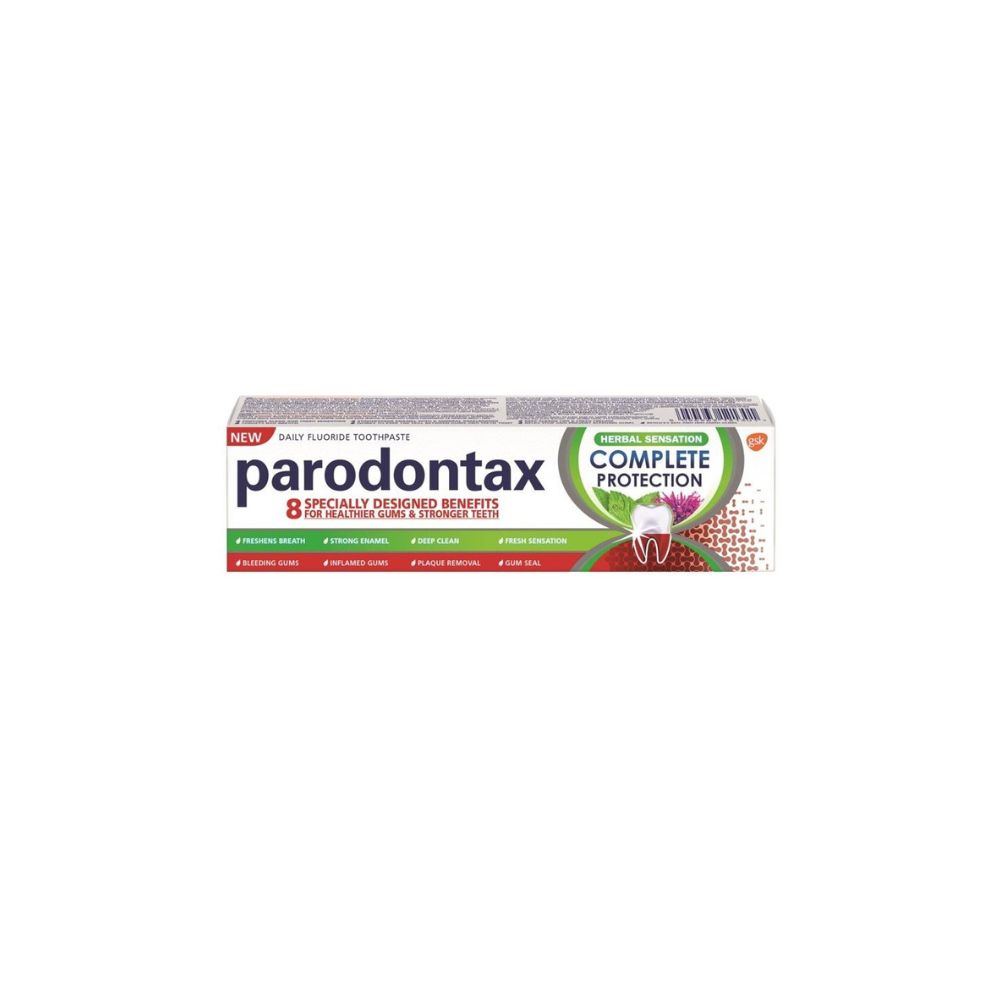 PARADONTAX / ПАРОДОНТАКС ПАСТА ЗА ЗЪБИ COMPLETE PROTECTION HERBAL SENSATION 75МЛ