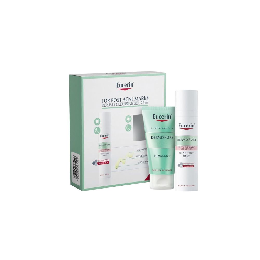 EUCERIN / ЕУСЕРИН КОМПЛЕКТ DERMOPURE СЕРУМ 40МЛ + ГЕЛ 75МЛ