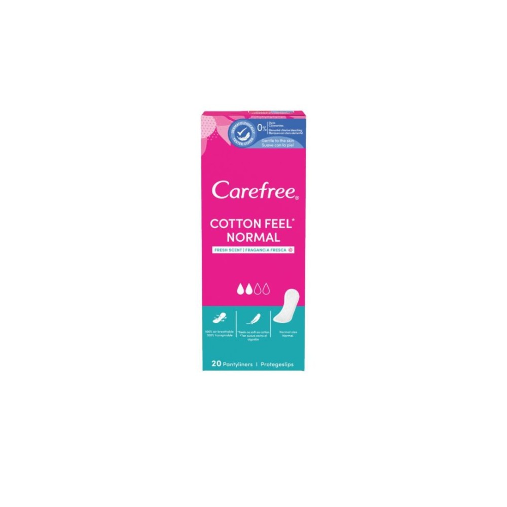 CAREFREE / КЕЪРФРИИ ДАМСКИ ПРЕВРЪЗКИ COTTON FEEL NORMAL 20БР