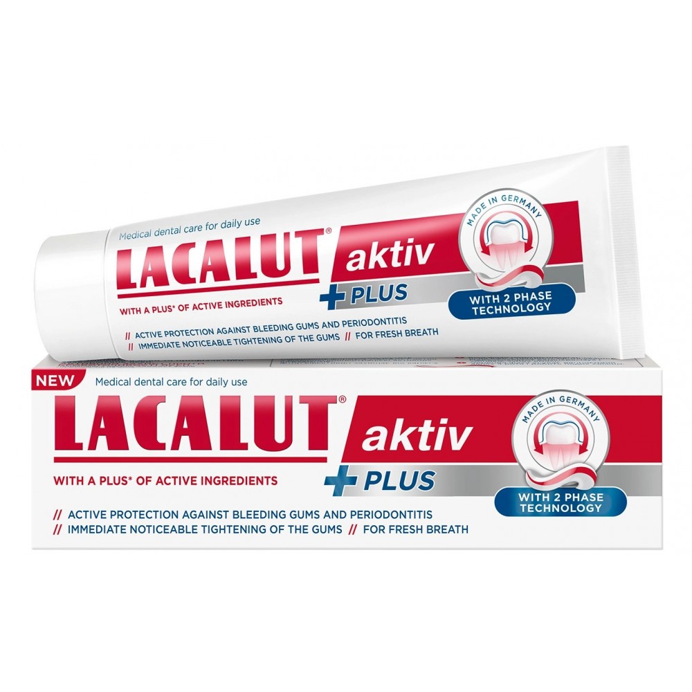 LACALUT / ЛАКАЛУТ ACTIVE PLUS ПАСТА ЗА ЗЪБИ 75МЛ