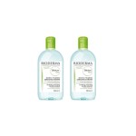 BIODERMA SEBIUM / БИОДЕРМА СЕБИУМ H2O ПОЧИСТВАЩА МИЦЕЛАРНА ВОДА ЗА ЛИЦЕ 2 Х 500МЛ