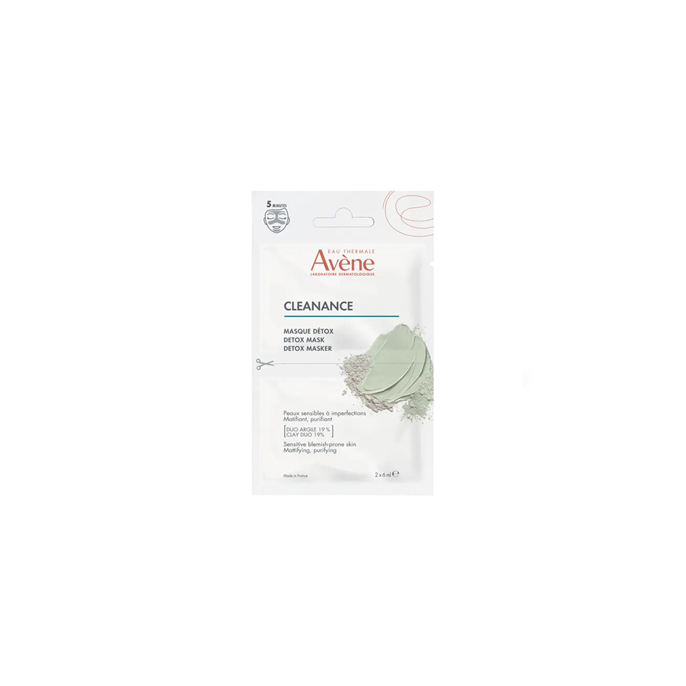 AVENE / АВЕН CLEANANCE ДЕТОКСИКИРАЩА МАСКА 2 х 6МЛ