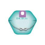 ХИПОАЛЕРГЕННА ГРИВНА DR. BIJU INFINITY WHITE BRONZE 18 ММ DBIN180B020