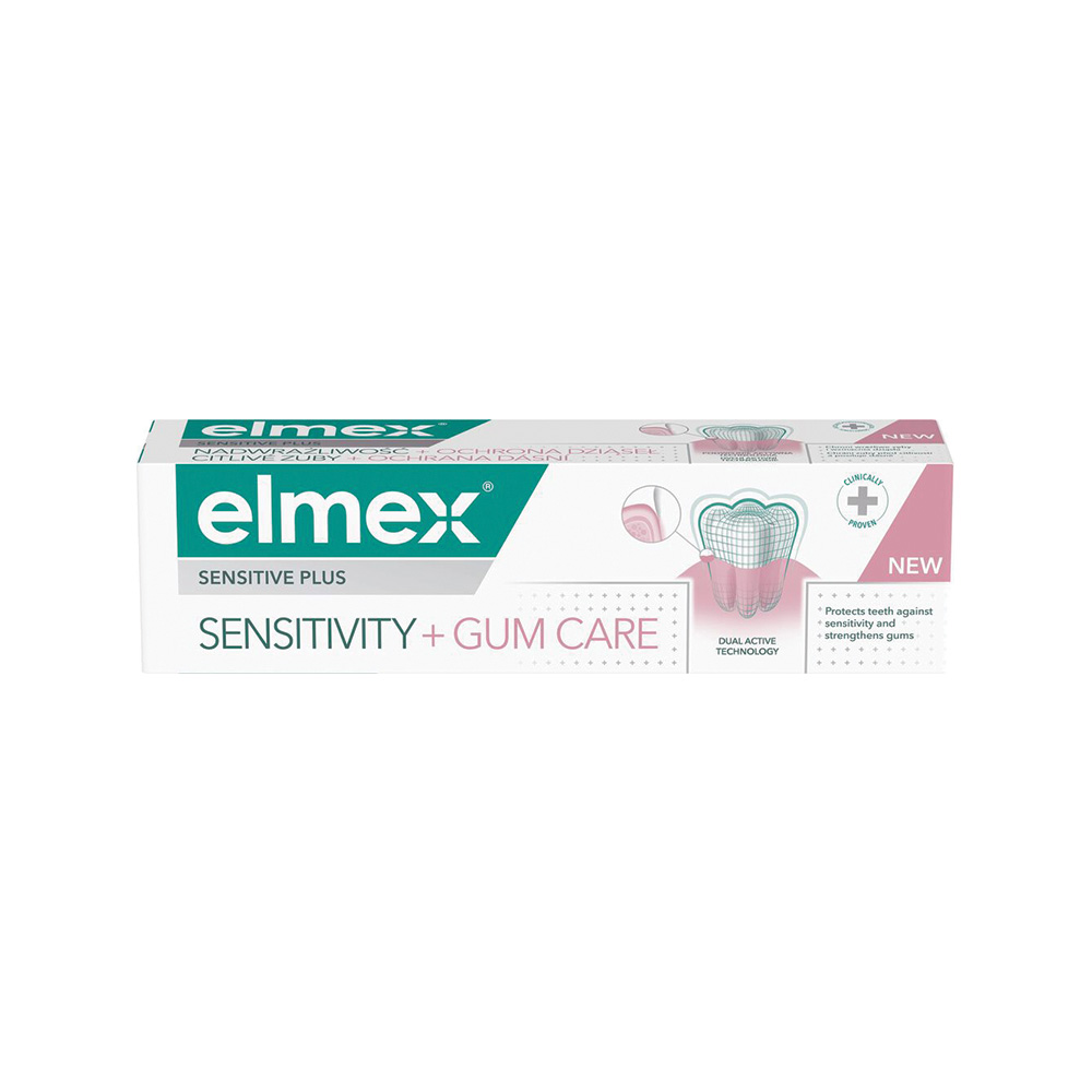 ELMEX SENSITIVE & GUM ПАСТА ЗА ЧУВСТВИТЕЛНИ ЗЪБИ И ВЕНЦИ 75МЛ