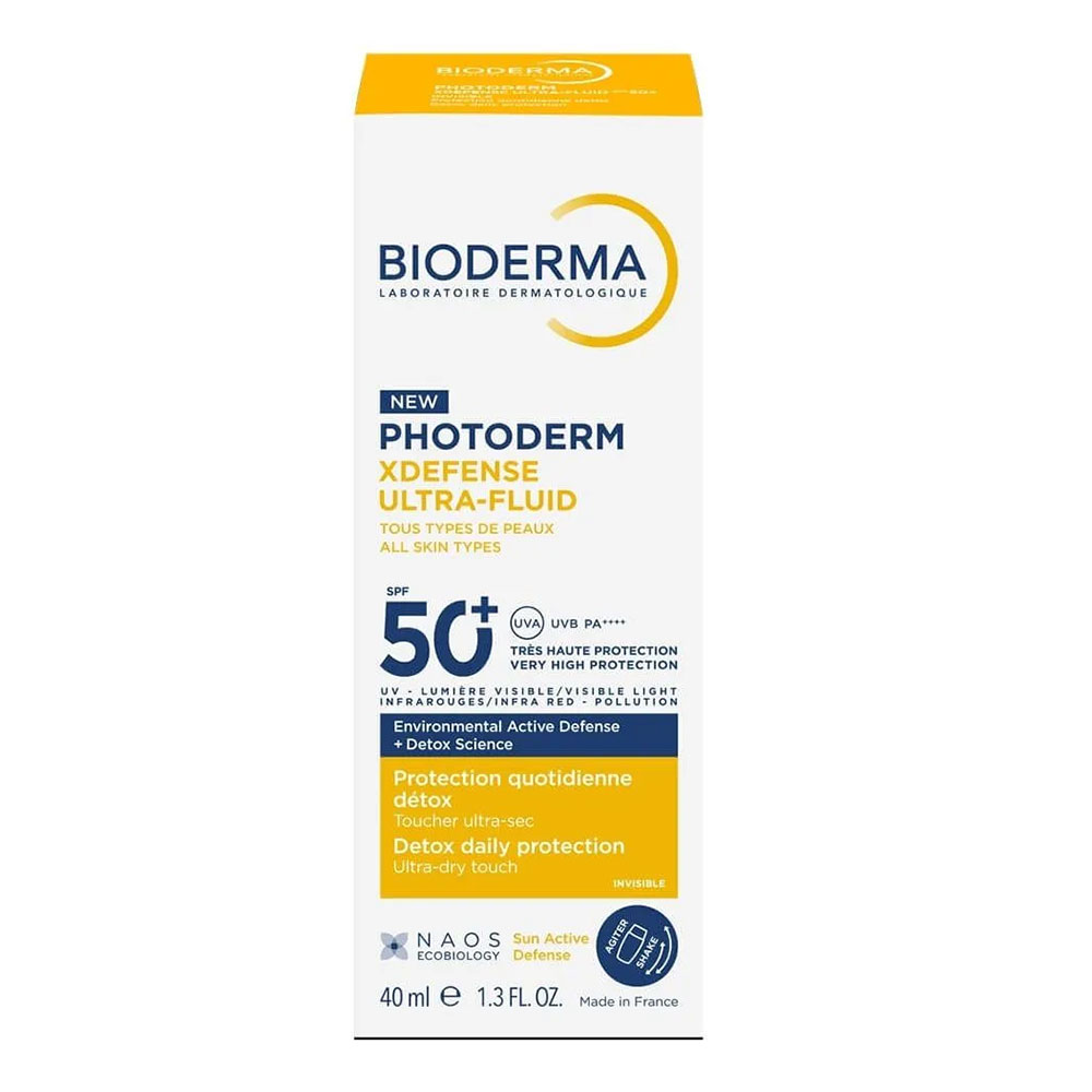 BIODERMA PHOTODERM XDEFENSE SPF50+ БЕЗЦВЕТЕН УЛТРАФЛУИД 40МЛ