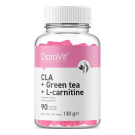 CLA + GREEN TEA + L-CARNITINE 90 ГЕЛ КАПСУЛИ, 90 ДОЗИ