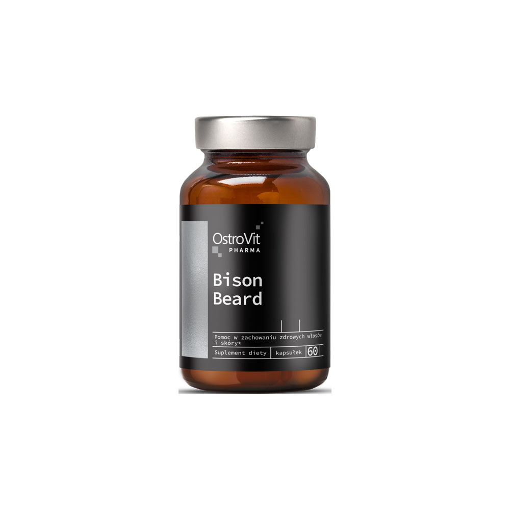 BISON BEARD / MEN'S BEARD CARE 60 КАПСУЛИ, 30 ДОЗИ