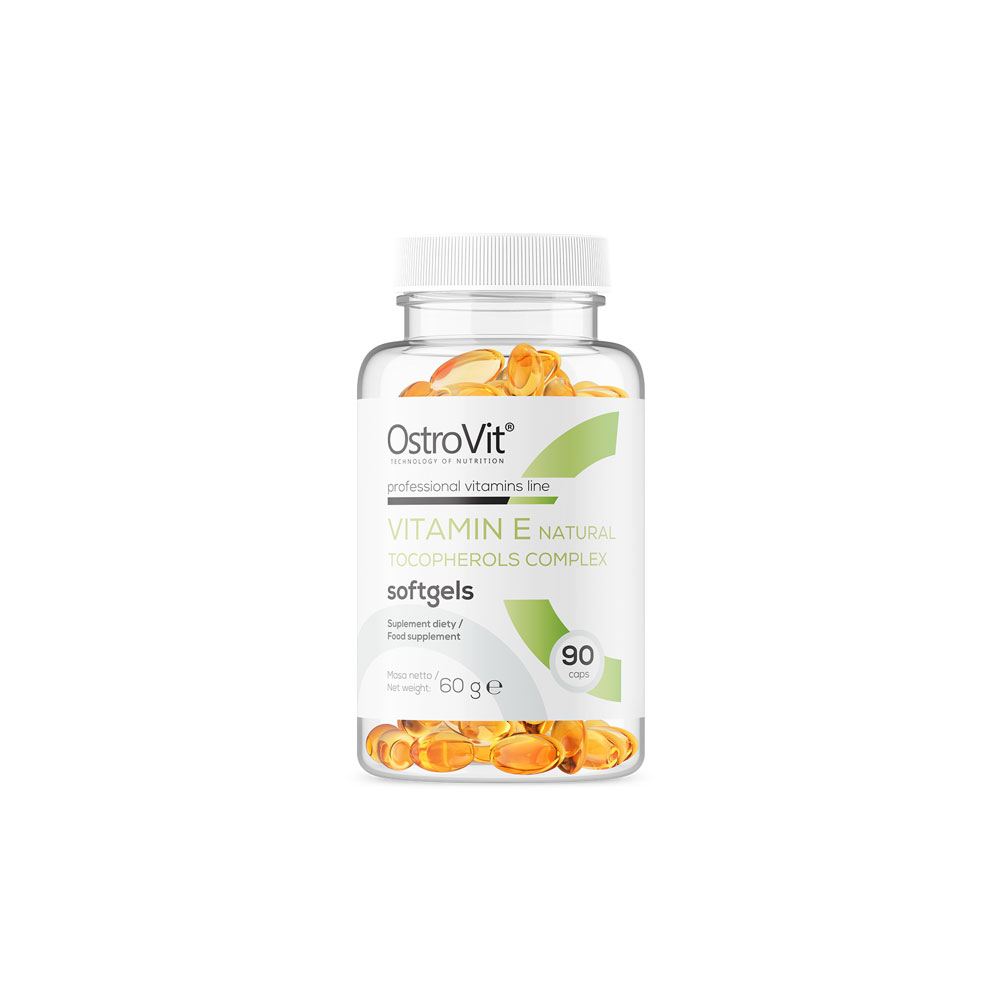 VITAMIN E / NATURAL TOCOPHEROLS COMPLEX 90 ГЕЛ КАПСУЛИ, 90 ДОЗИ