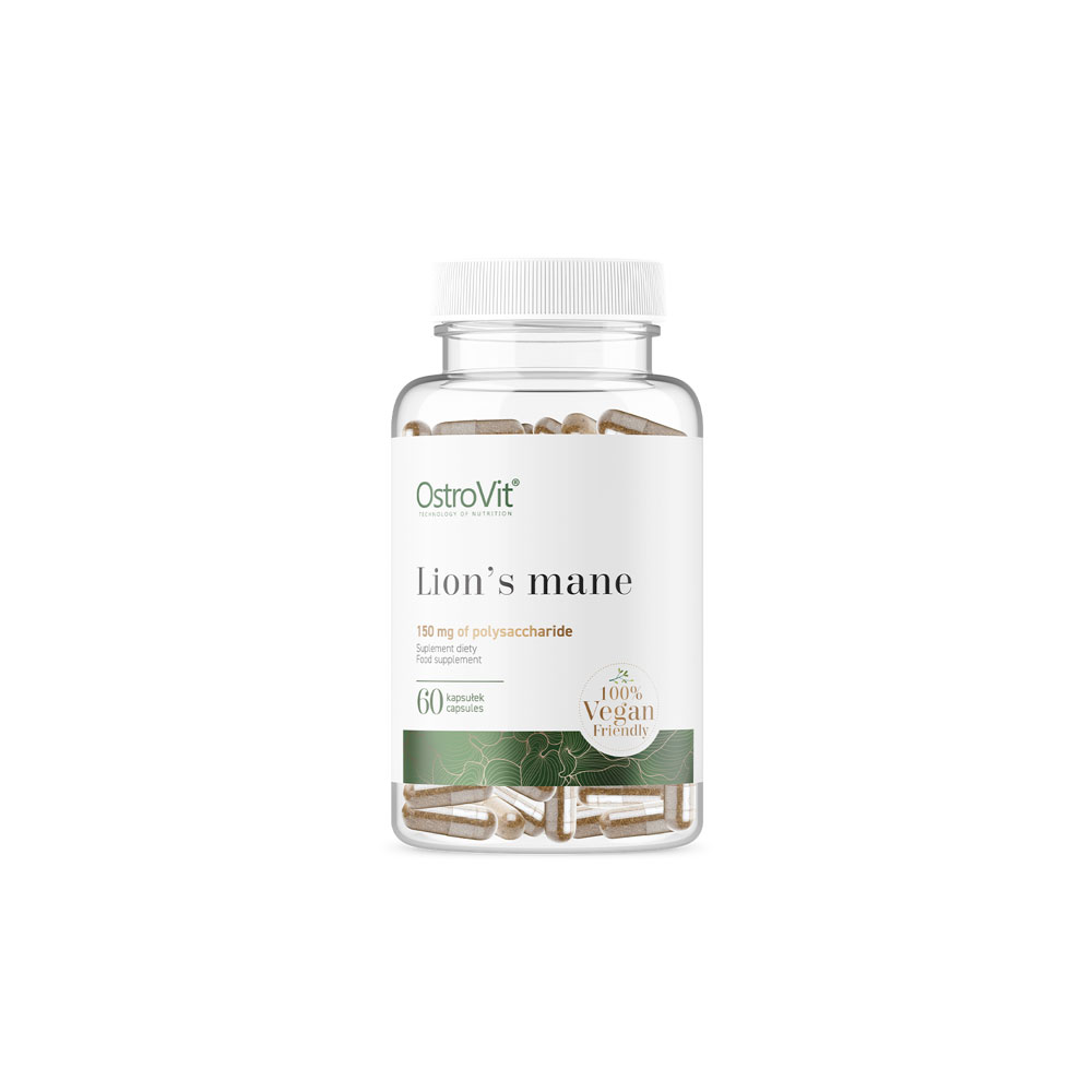 LION'S MANE 500 MG / VEGE 60 КАПСУЛИ, 60 ДОЗИ