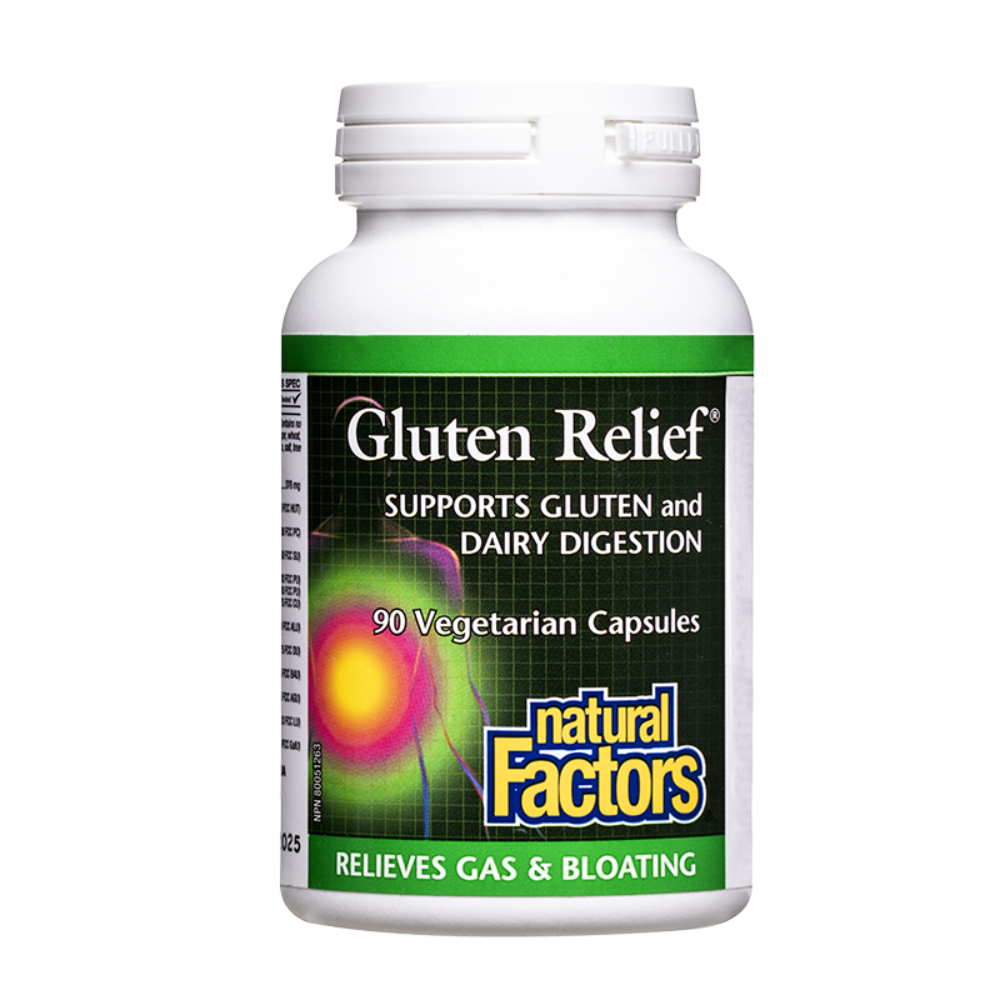 NATURAL FACTORS/ Gluten Relief®/ 90 V капсули