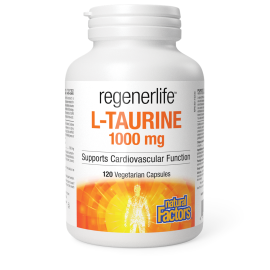 NATURAL FACTORS/ Regener Life™/ Л-Таурин 1000 mg/ 120 капсули