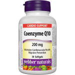 WEBBER NATURALS/ Коензим Q10 200 mg/ 30 софтгел капсули