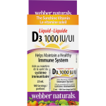 WEBBER NATURALS/ Витамин D3 1000 IU (течен) 25 ml /100 дози R