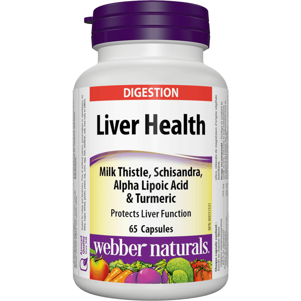 WEBBER NATURALS/Liver Health/ 65 капсули