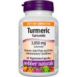 WEBBER NATURALS/ Куркума Турмерик 600 mg/ 60 V капсули