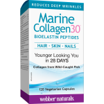 WEBBER NATURALS/Collagen30®/ Мoрски колаген (с био еластинови пептиди)/120 V капсули