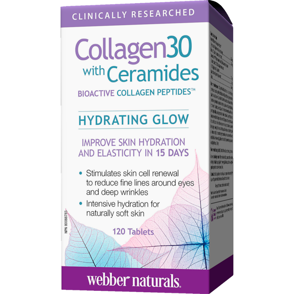 WEBBER NATURALS/Collagen30®/ Колаген  + Серамиди/ 120 таблетки