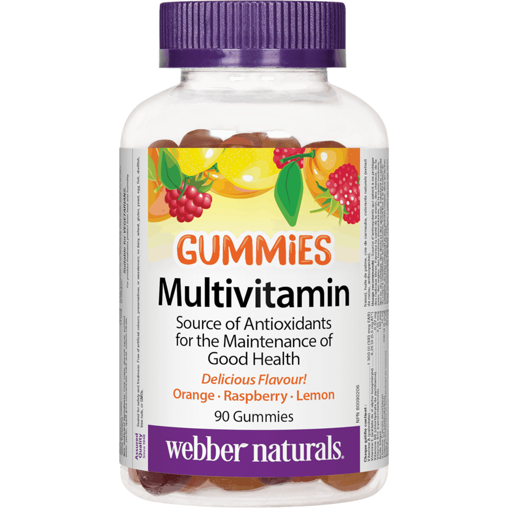 WEBBER NATURALS/ Мултивитамини Гъми х 90 желирани таблетки