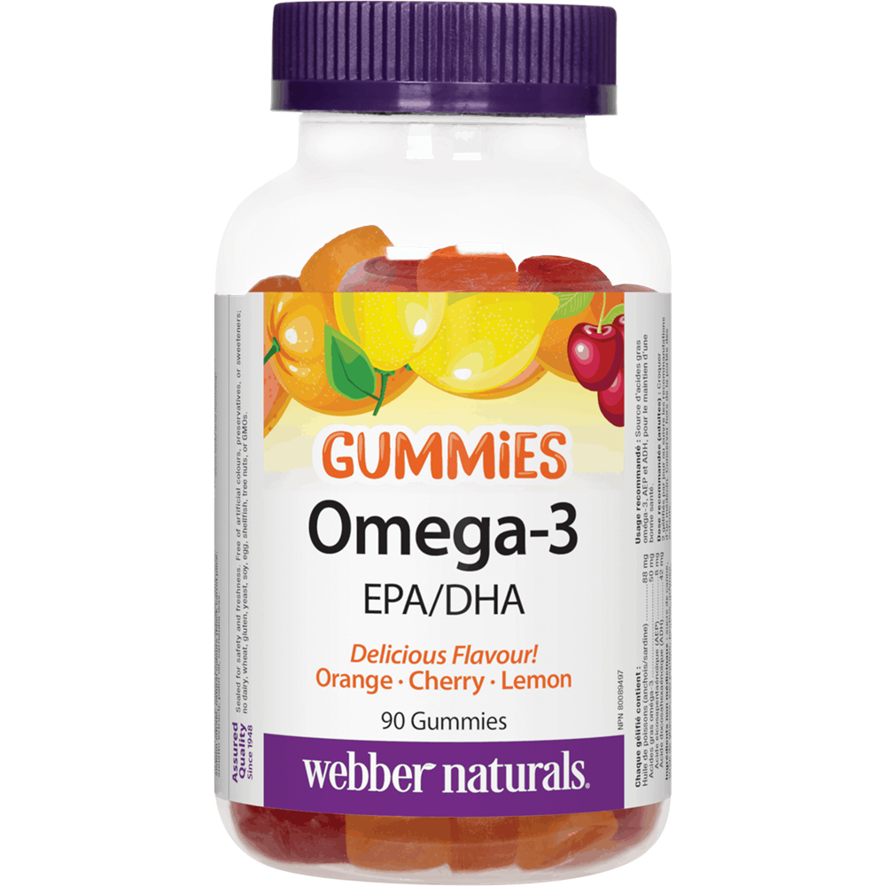 WEBBER NATURALS/ Омега-3 Гъми/ 90 желирани таблетки