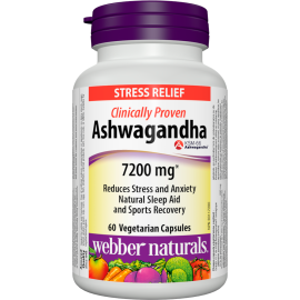 WEBBER NATURALS/ Ашваганда 600 mg/ 60 V капсули