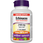 WEBBER NATURALS/ Ехинацея (тройно стандартизиран екстракт)/ 90 софтгел капсули