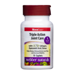 WEBBER NATURALS/ MoveEase™ Triple Action Joint Care с колаген, бор и хиалуронова киселина/ 75 каплети