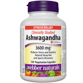 WEBBER NATURALS/ Ашваганда 300 mg/ 120 V капсули