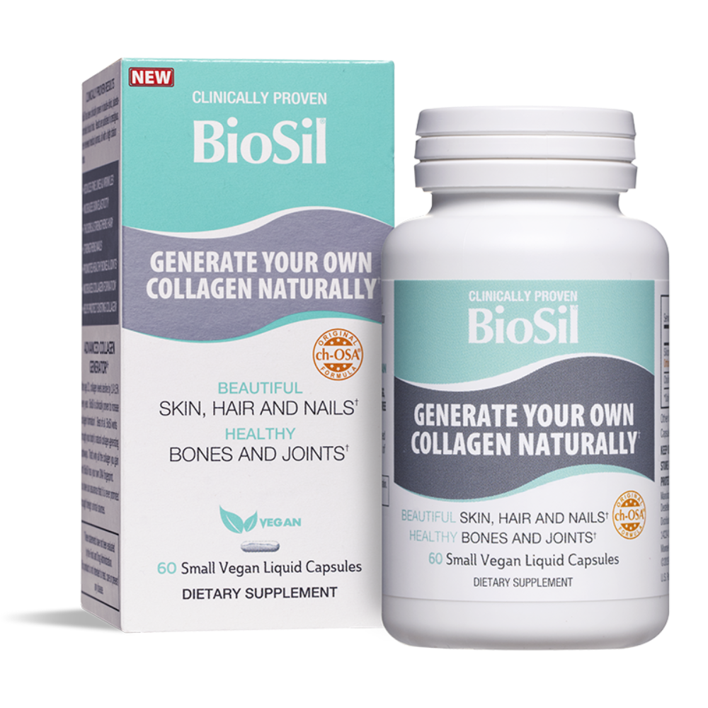 NATURAL FACTORS/ BioSil™ Коса, кожа и нокти/ 115 mg/ 60 V капсули