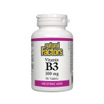 Natural Factors/Vitamin B3 100 mg/90 таблетки