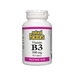 Natural Factors/Vitamin B3/500 mg/500 мг 