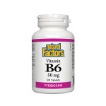 Natural Factors/Vitamin B6/50 mg/90 таблетки