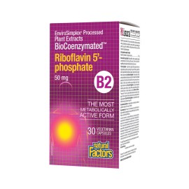 Natural Factors/BioCoenzymated Riboflavin 5 Phosphate 50 mg/30 капсули