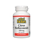 Natural Factors/ЦИТРУСОВИ БИОФЛАВОНОИДИ + ХЕСПЕРИДИН /650 mg/90 капсули