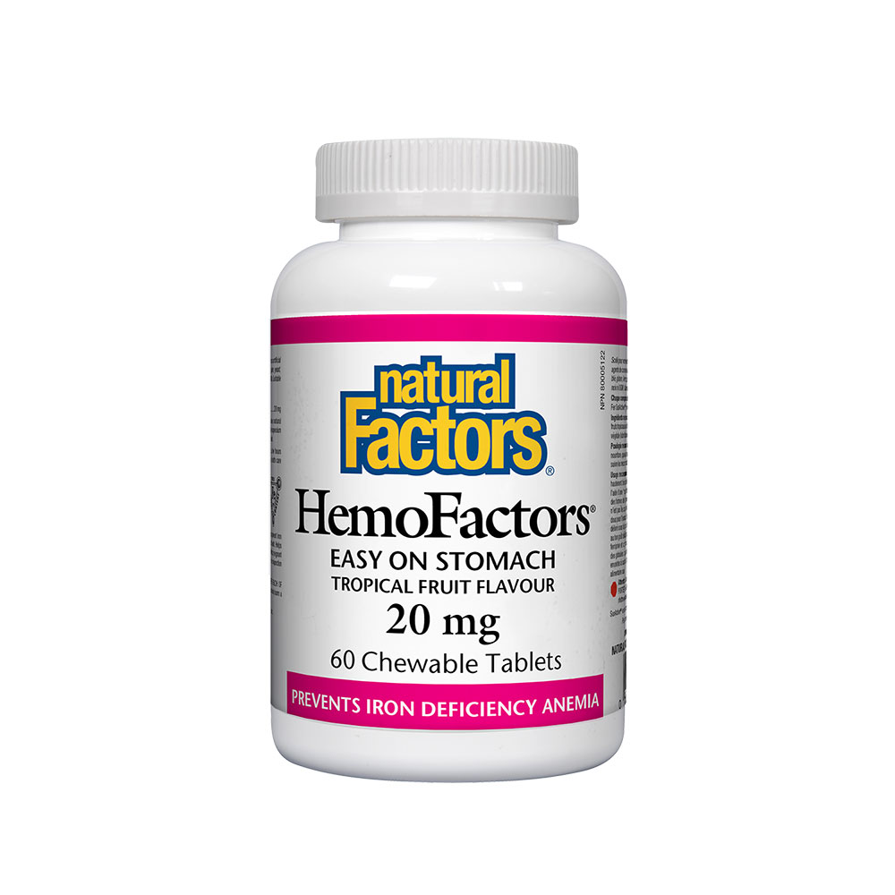 Natural Factors/HemoFactors 20 mg/60 таблетки