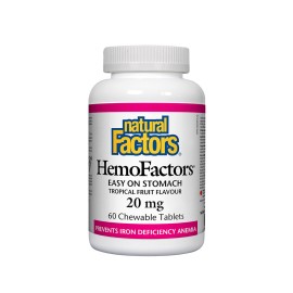 Natural Factors/HemoFactors 20 mg/60 таблетки