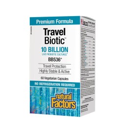 Natural Factors/TRAVEL BIOTIC 10 млрд. активни пробиотици/ 60 капсули