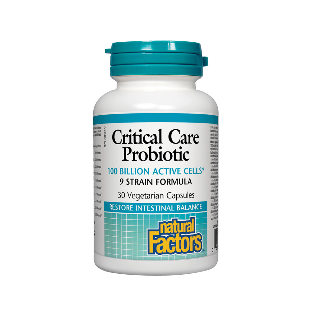 Natural Factors/CRITICAL CARE PROBIOTIC 100 млрд. активни пробиотици, 9 щама формула/30 капсули