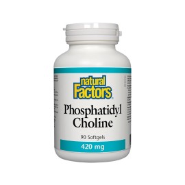 Natural Factors/ФОСФАТИДИЛХОЛИН (PC)/420 mg/90 капсули