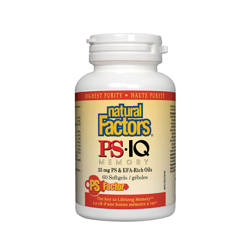 Natural Factors/PS-IQ Memory/498 mg/60 капсули