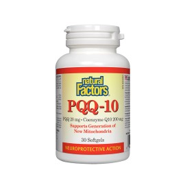 Natural Factors/PQQ Pyrroloquinoliune Quinone+ Coenzyme Q10/30 капсули