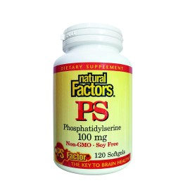 Natural Factors/PS Phosphatidylserine/100 mg/120 капсули