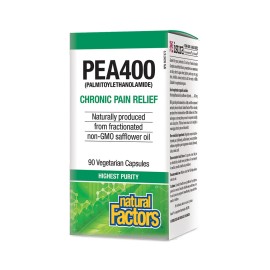 Natural Factors/PEA Palmitoylethanolamid/400 mg/90 капсули