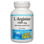 Natural Factors/L-Arginine/1000 mg/90 таблетки