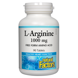 Natural Factors/L-Arginine/1000 mg/90 таблетки