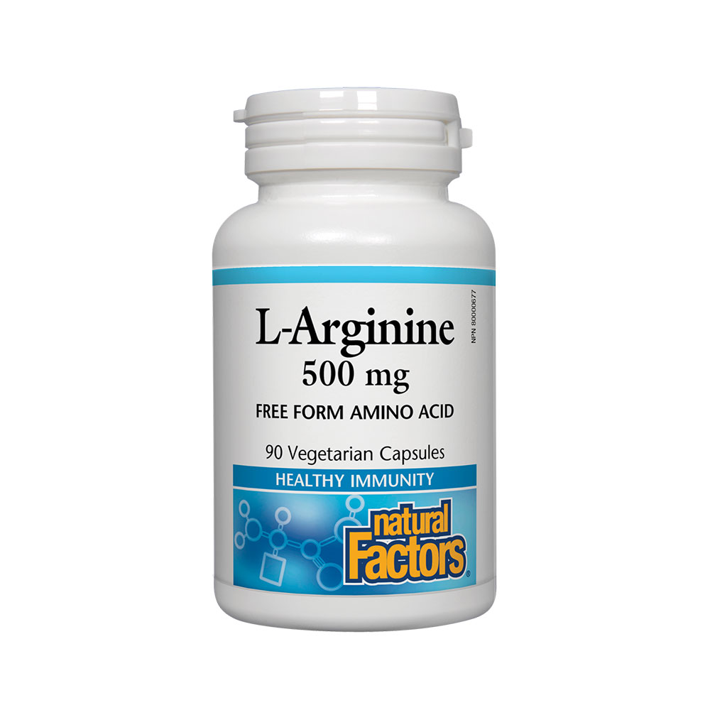 Natural Factors/L-Arginine/500 mg/90 капсули